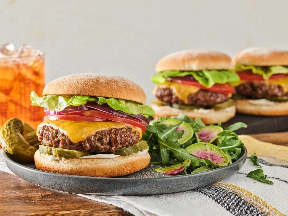 Classic Beef Burger with Cheese
